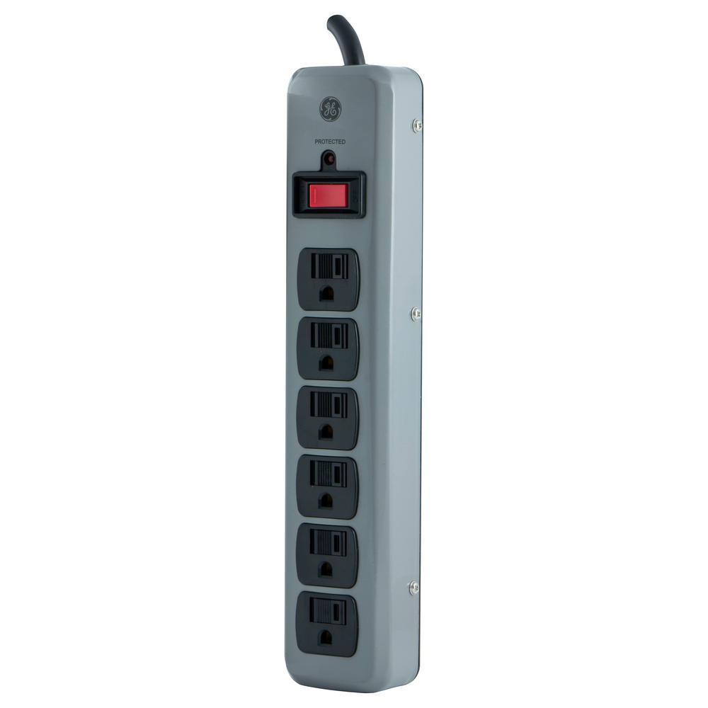 SurgeArrest Es APC 6-Outlet Surge Protector Power Strip with 10-Foot Power Cord