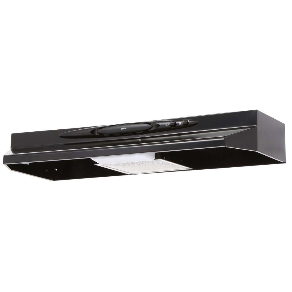 Broan QT20000 Quiet Hood 42 in. Convertible Range Hood in BlackQT242BL