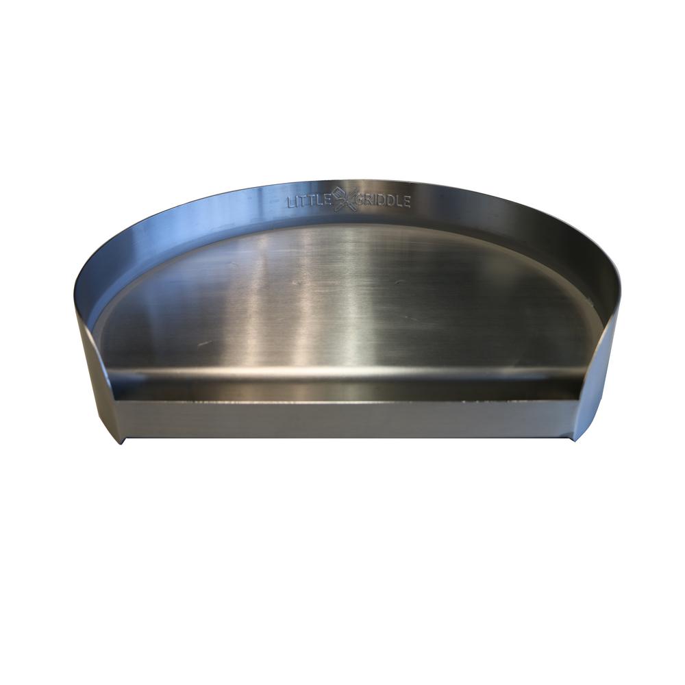 Little Griddle 14 inch Round Stainless Steel Griddle for Kamado and Charcoal... by Little Griddle