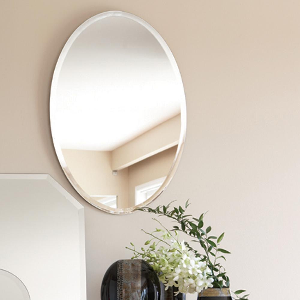 Howard Elliott Collection 36 in. x 24 in. Oval Frameless Mirror36002
