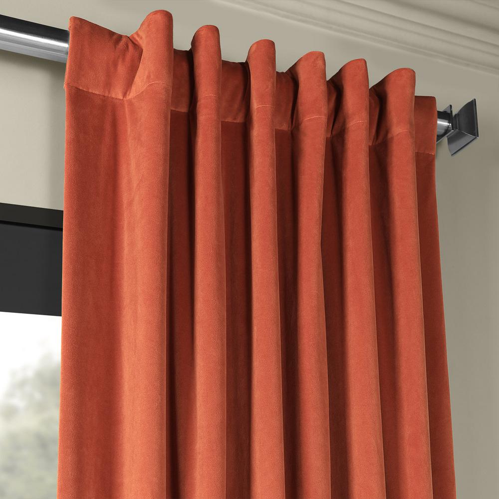Exclusive Fabrics Furnishings Signature Burnt Pumpkin Orange