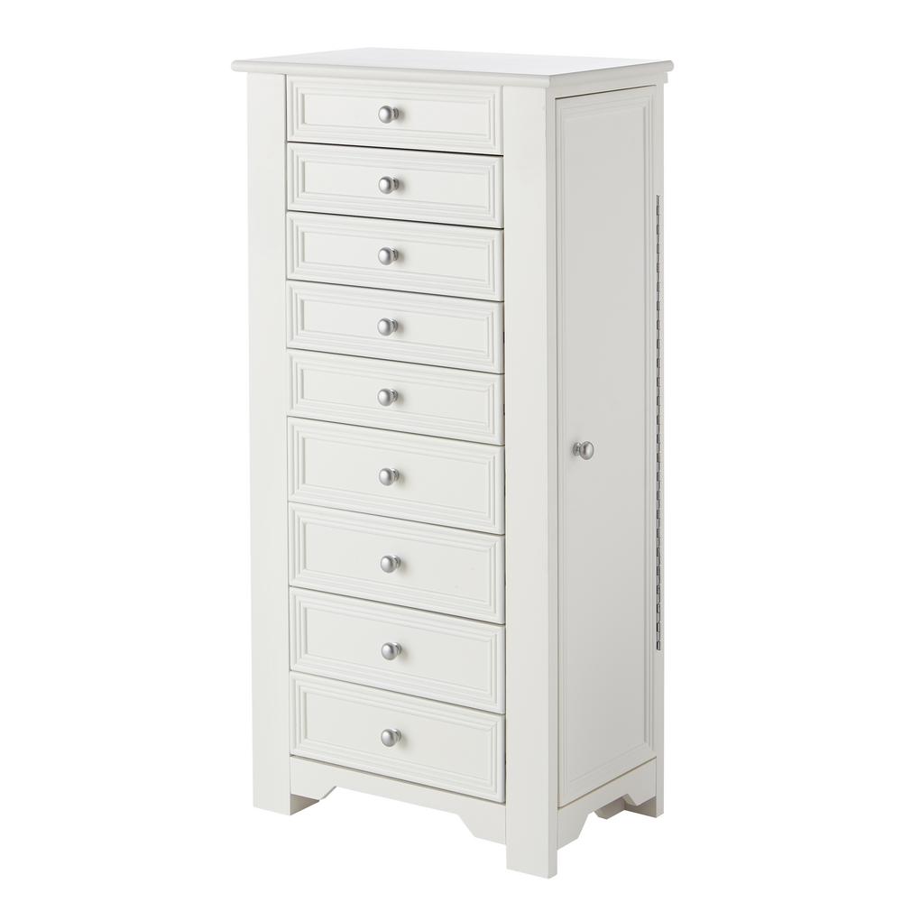 Home Decorators Collection Oxford White Jewelry Armoire 5026510410 Oxford White Jewelry Armoire