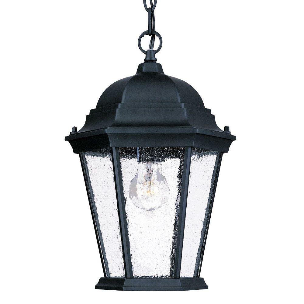 Acclaim Lighting Richmond Collection 1 Light Matte Black Outdoor Acclaim Lighting Richmond Collection 1 Light Matte Black Outdoor Hanging Lantern