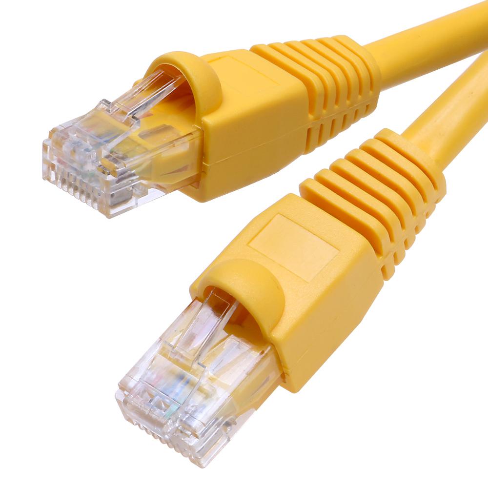 CLASSYTEK Cat6 24AWG UTP Ethernet Network Patch Cable 1ft Yellow