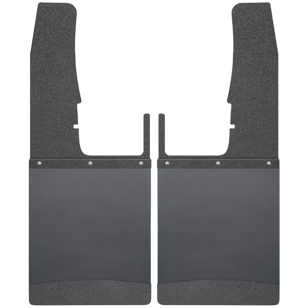 SS Top//Wt Fits Silv//F150//Ram Husky Liners Kick Back Mud Flaps 12IN Wide