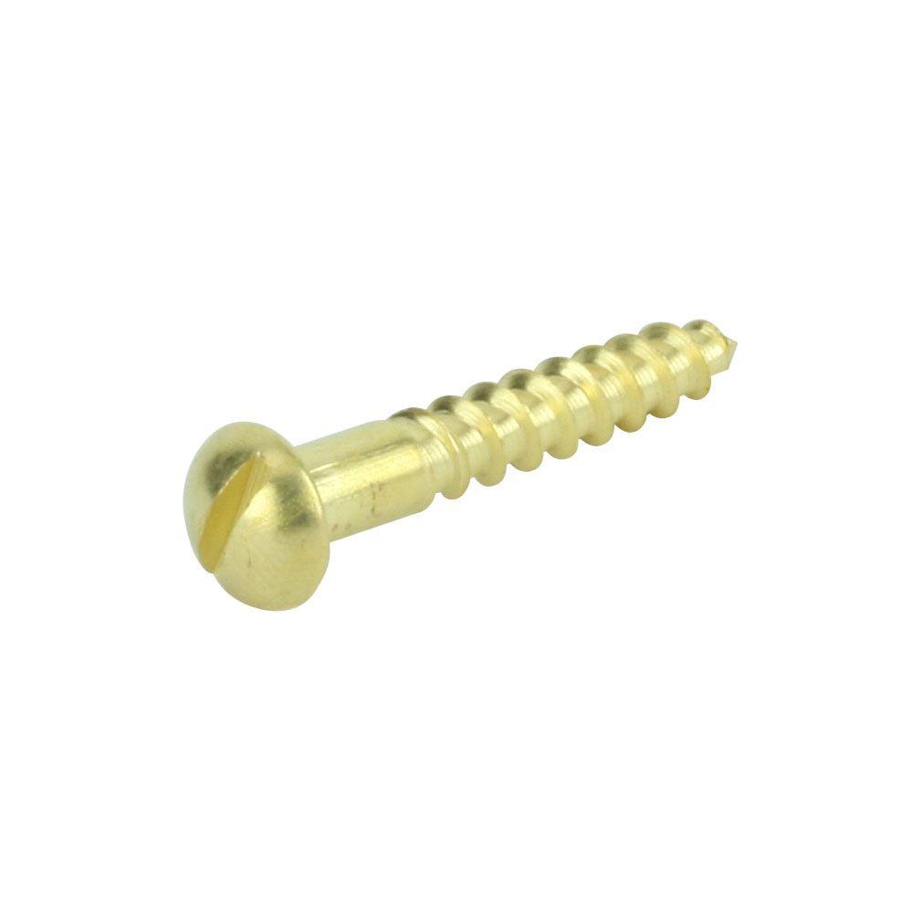 Crown Bolt 10 2 in. Slotted RoundHead Wood Screws (2Pack)24541