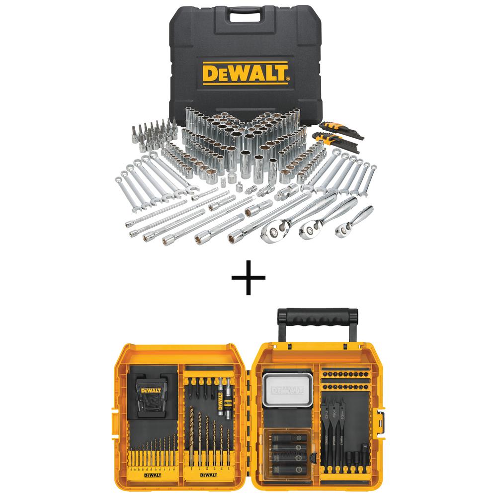 Dewalt Mechanics Tool Set (204-piece) With (65-piece) Impact Ready 