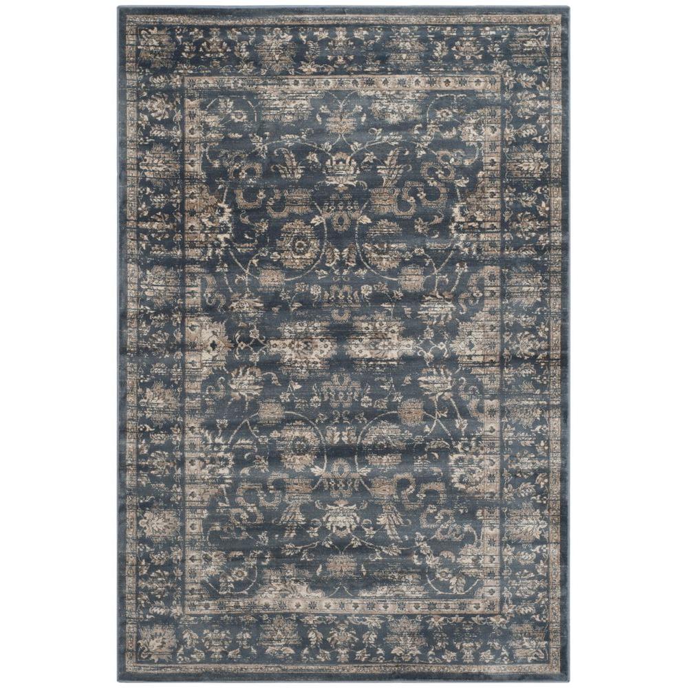 Safavieh Vintage Dark Blue Cream 8 Ft X 11 Area Rug Vtg442g Vintage Dark Blue Cream 8 Ft X 11 Area Rug