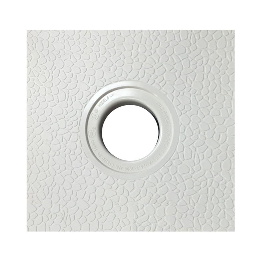 Swan 34 In X 54 In Solid Surface Single Threshold Center Drain Shower Pan In Bisque Sf03454md 018 The Home Depot