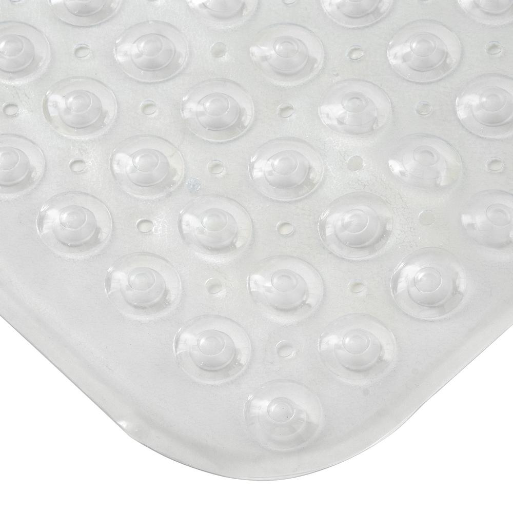 Kenney Bubble Bath Mat In Clear Kn61292c The Home Depot