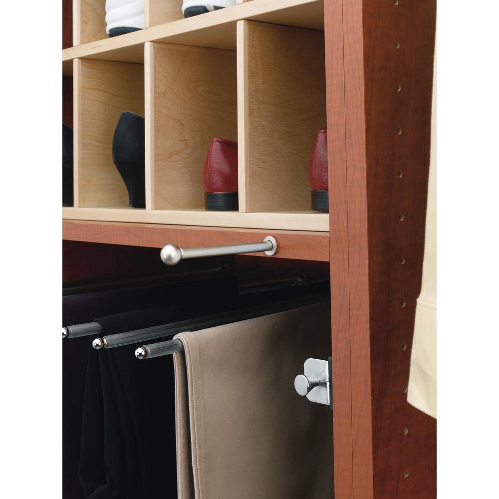 Rev A Shelf 7 In Satin Nickel Insert Valet Rod