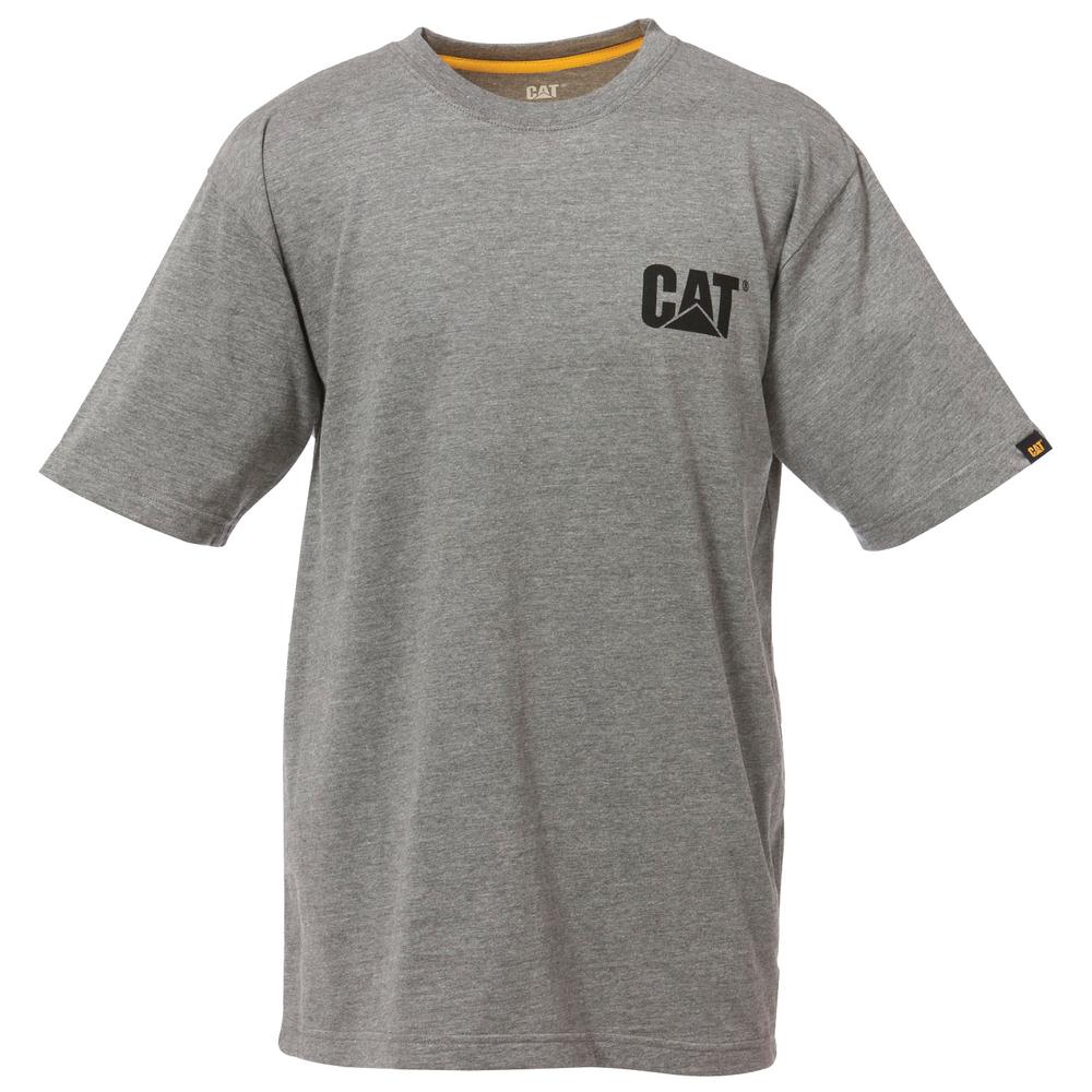 Caterpillar Trademark Men's 3XLarge Dark Heather Grey Cotton Short Sleeved TShirtW05324x004