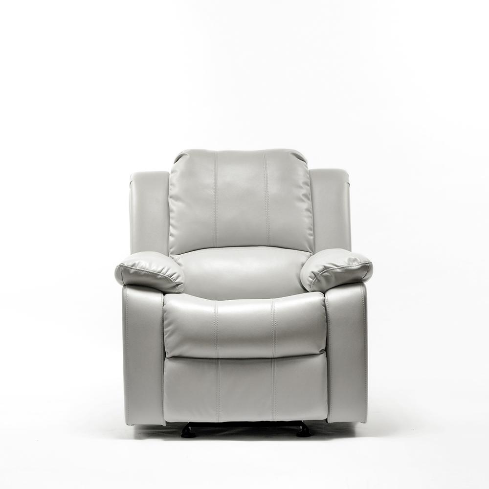 Quality Components Plus Clifton Dove Faux Leather Recliner 8070 58 The Home Depot - Faux Leather Club Chair Recliner Quality Components Plus Clifton Dove Faux Leather Recliner 8070 58 The Home Depot - Faux Leather Club Chair Recliner