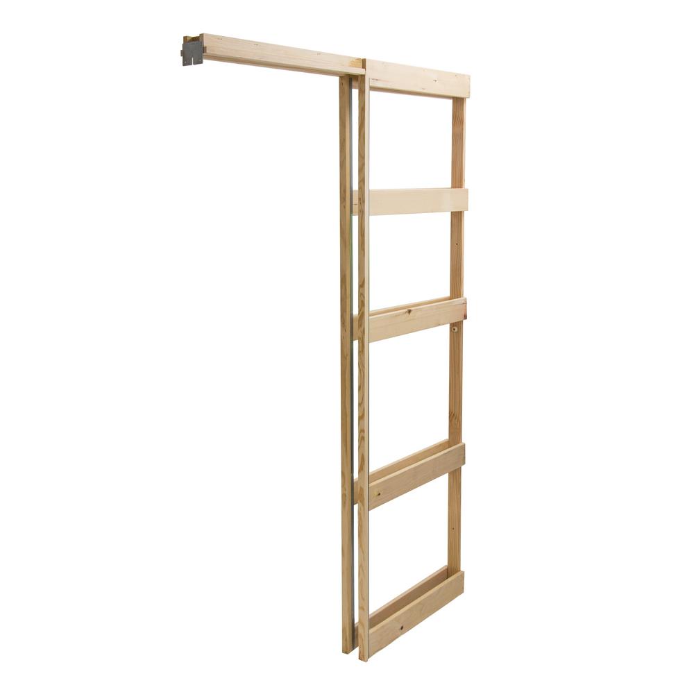 Builders Choice 28 In Pocket Door Frame Dfpdi424 The Home Depot