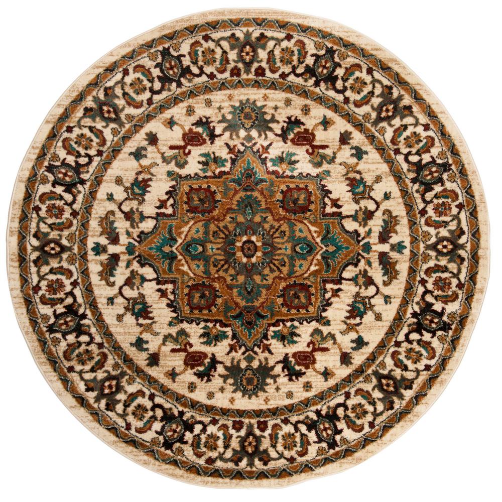 Safavieh Summit Ivory 4 ft. x 4 ft. Round Area Rug-SMT293D-4R - The ...