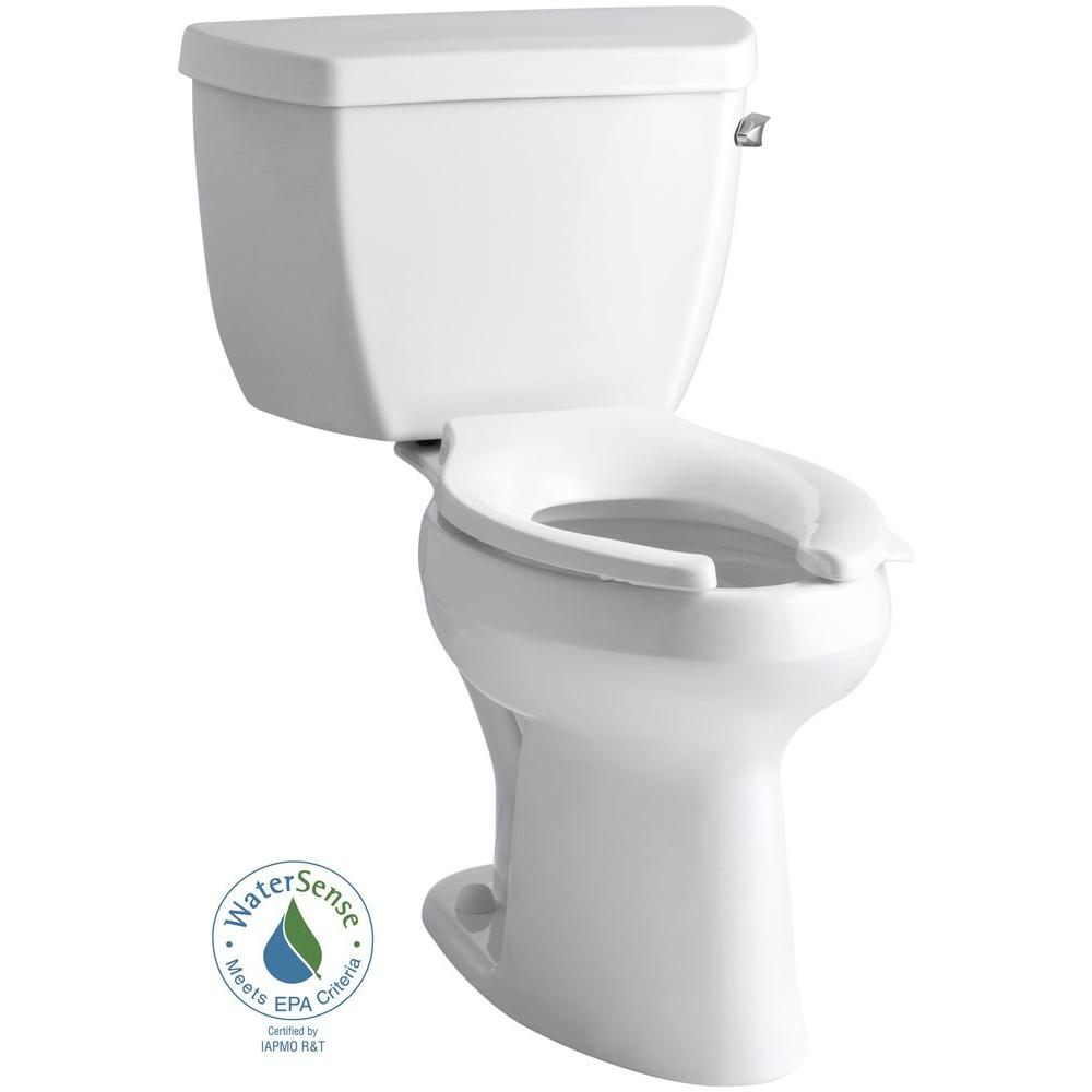KOHLER Elmbrook The Complete Solution 2-piece 1.28 GPF Single Flush ... KOHLER Elmbrook The Complete Solution 2-piece 1.28 GPF Single Flush ...