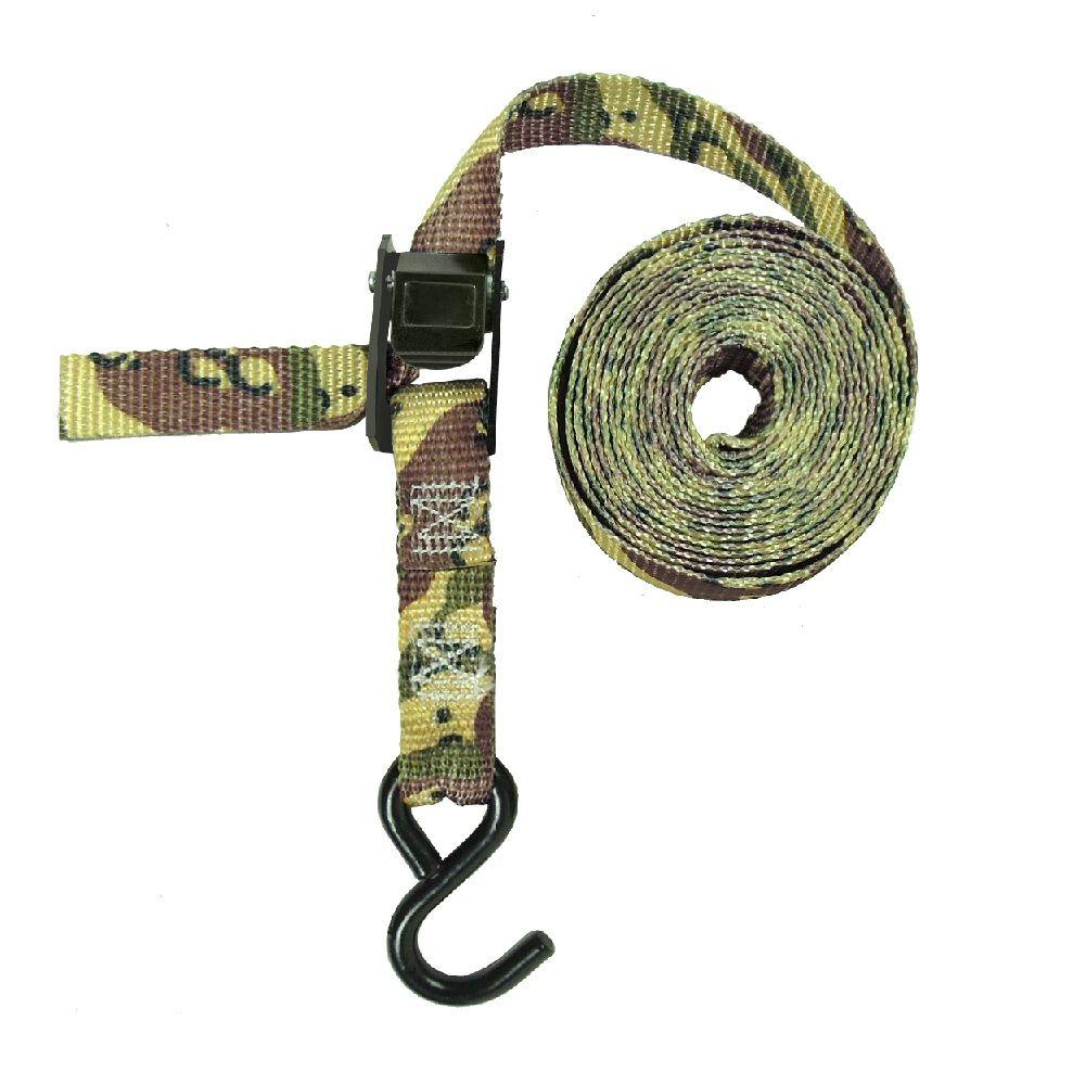 Keeper 16 ft. x 1 in. x 400 lbs. Cam Buckle TieDown in Desert Camo
