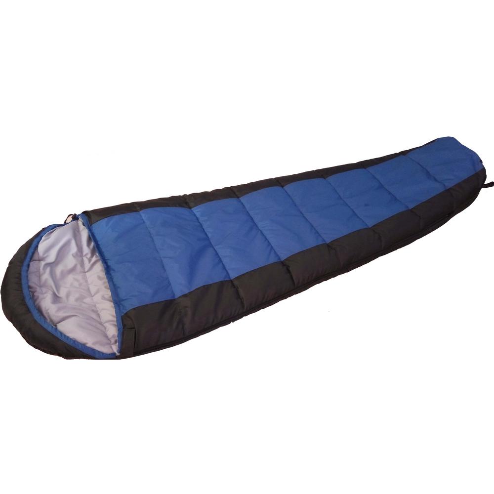 Proht Ultra Warm Filling Double Layer Mummy Sleeping Bag In Royal Proht Ultra Warm Filling Double Layer Mummy Sleeping Bag In Royal Blue 04054 The Home Depot
