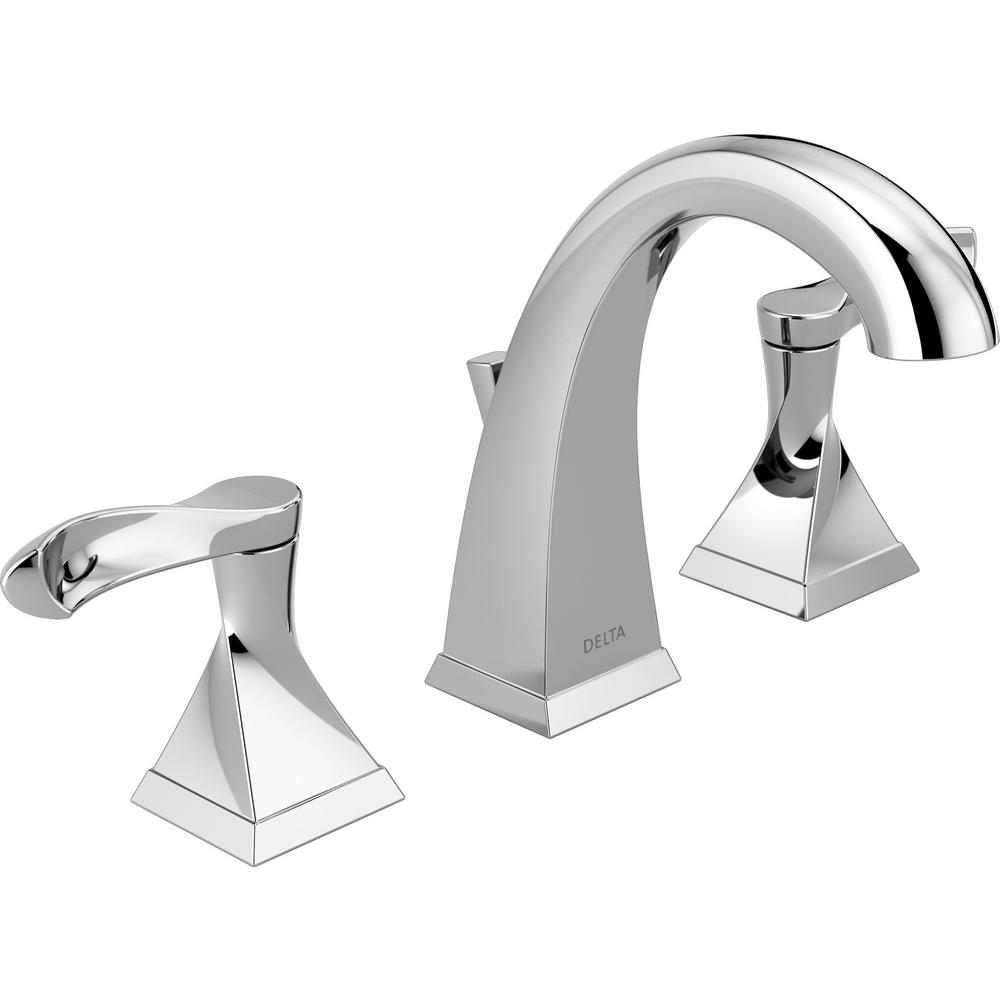Delta Everly 8 in. Widespread 2-Handle Bathroom Faucet in Chrome, Grey was $169.86 now $127.4 (25.0% off)