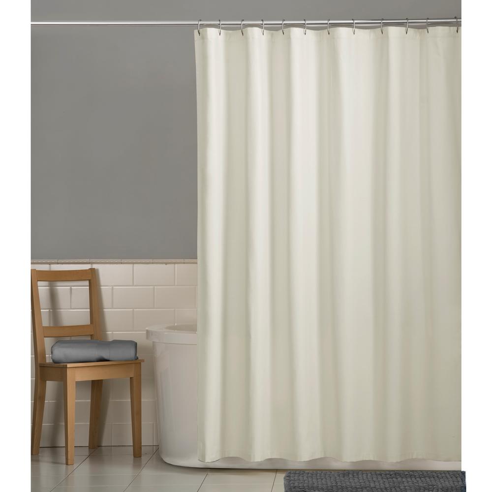 tan shower curtain liner