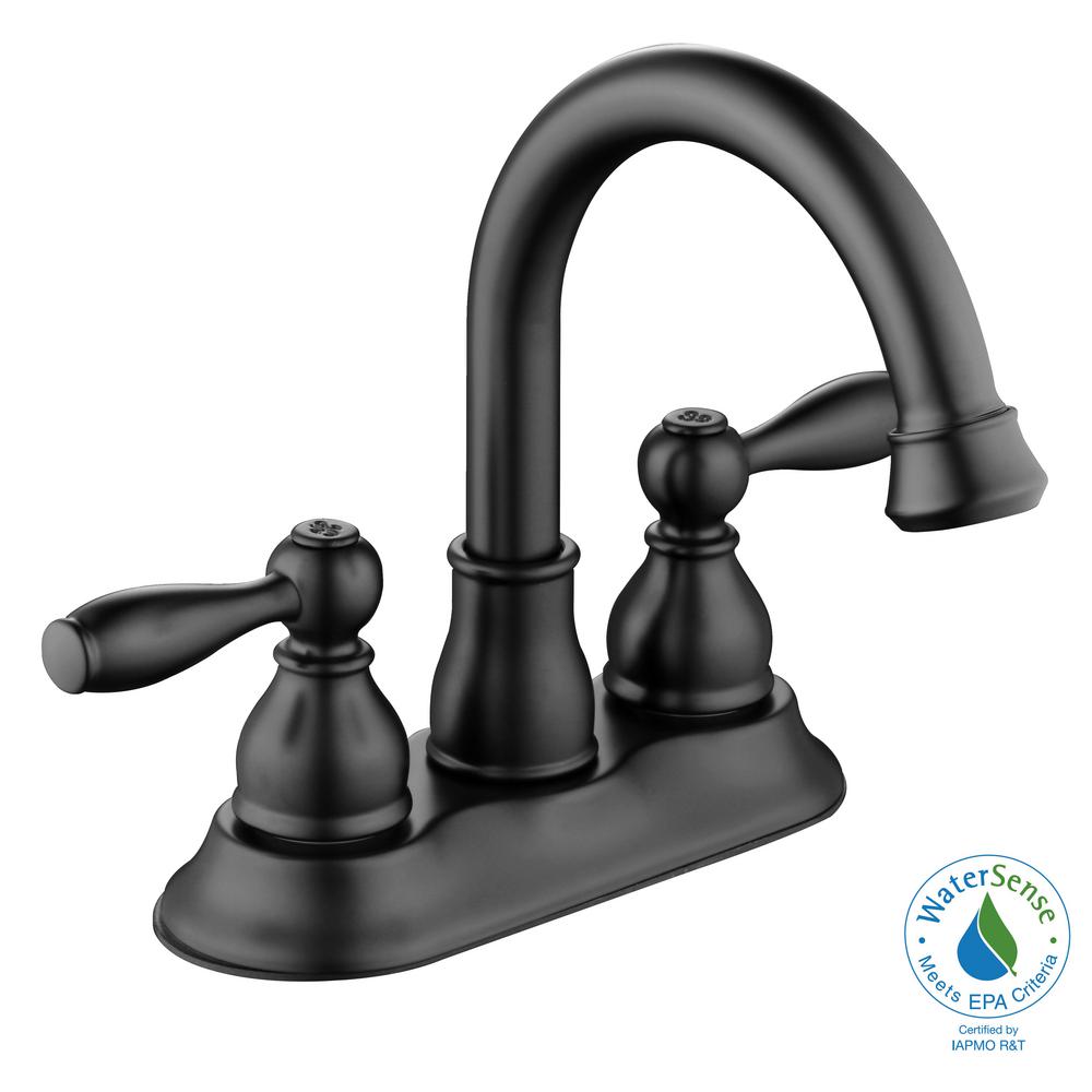 High Glaze Black Ceramic 4 Piece pc Bathroom Sink Bath Accessory Set