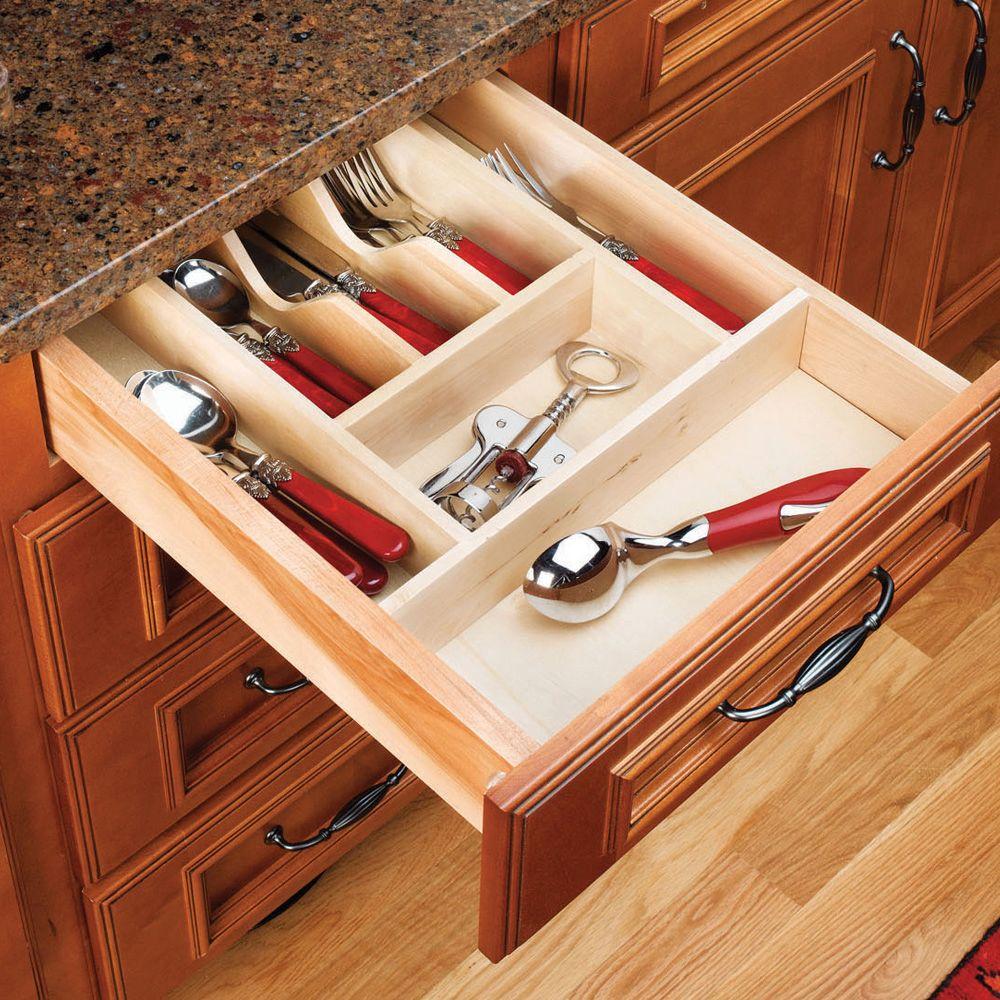 Home Decorators Collection 13x3x19 In Cutlery Divider Tray For 18