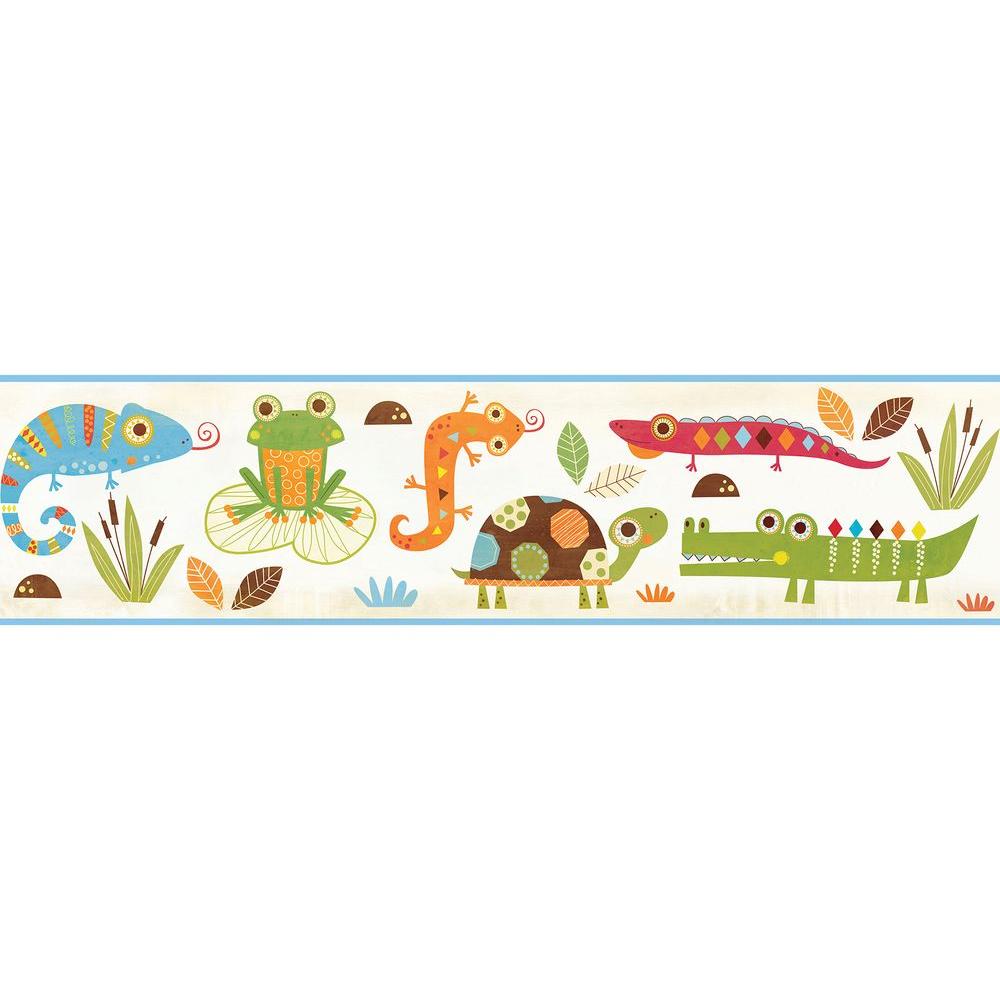 Chesapeake Connor Reptile Smiles Wallpaper Border-HAS01121B - The Home ...