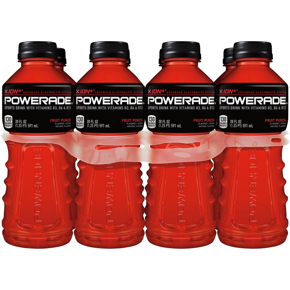 Powerade 20 oz. Fruit Punch, Sports Drink (8Pack)853158 The Home Depot