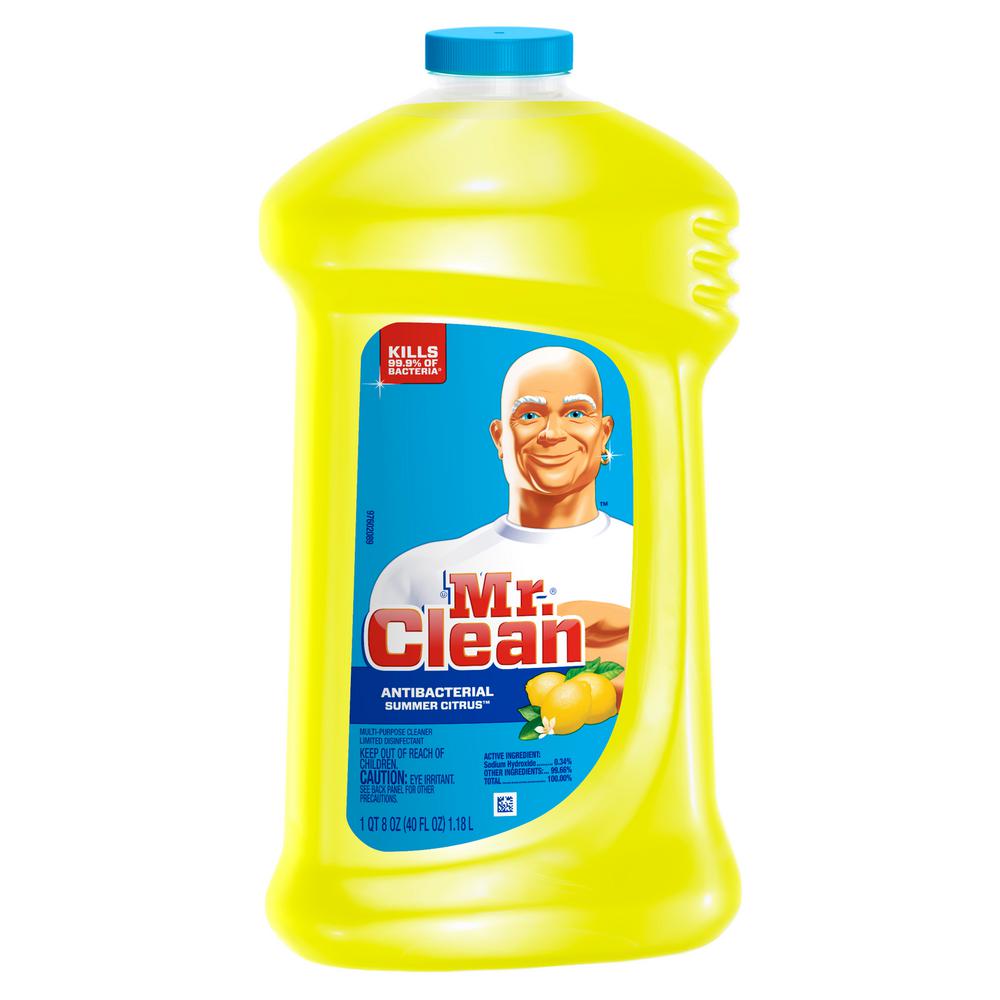 Mr Clean 40 Oz Multi Purpose Antibacterial Cleaner Summer Citrus