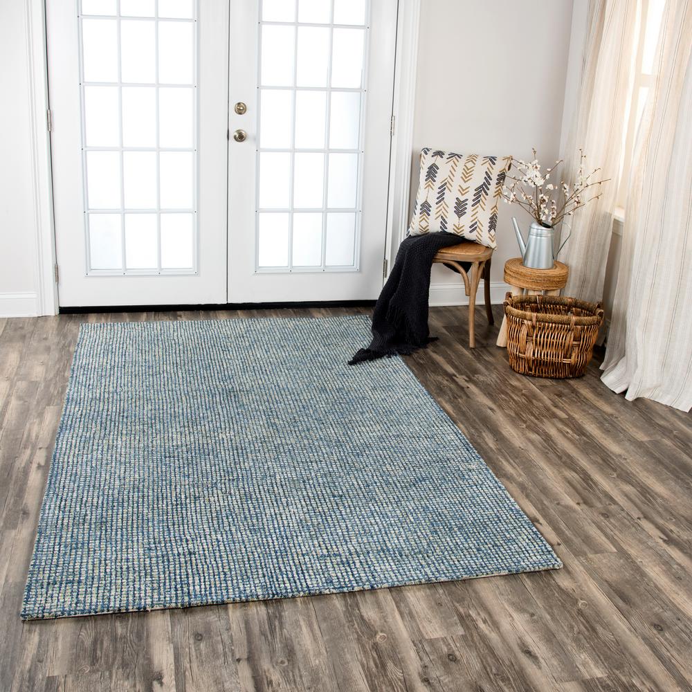 Rizzy Home Talbot Blue 8 Ft X 11 Rectangle Area Rug