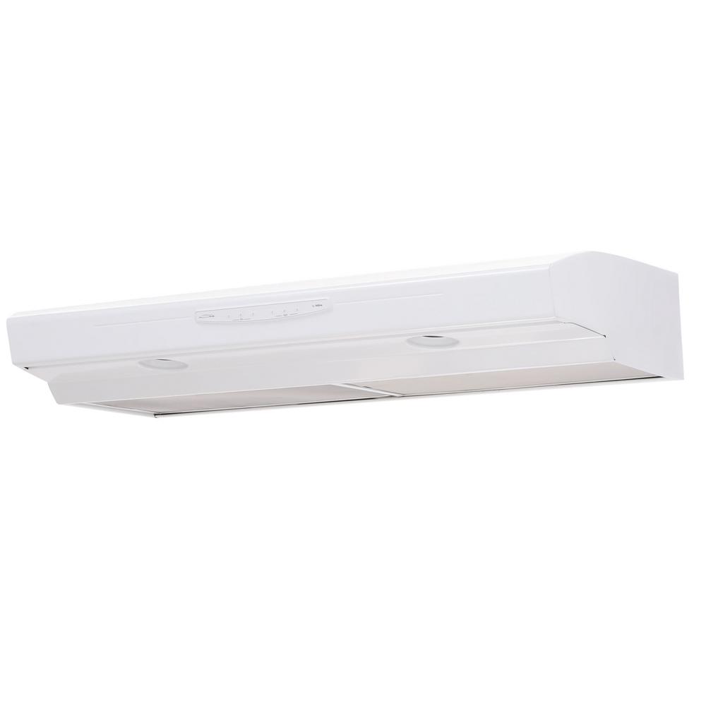 NuTone Allure II Series 42 in. Convertible Range Hood in WhiteWS242WW