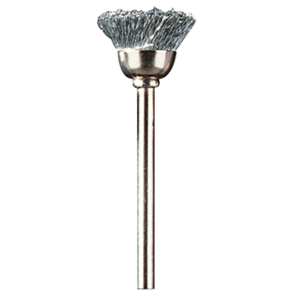 Dremel 1/2 in. Carbon Steel Cup Brush for Removing Corrosion from Metal