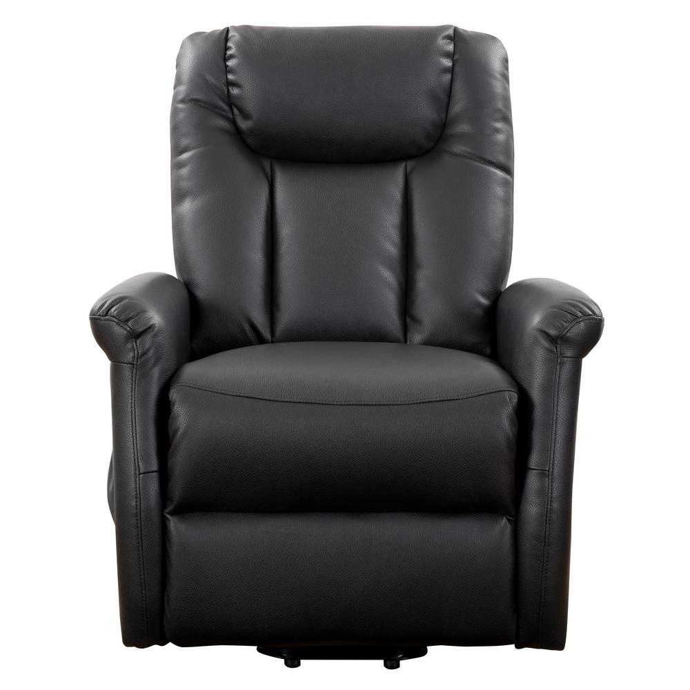Faux Leather Power Lift Recliners Living Room Furniture The Home Depot