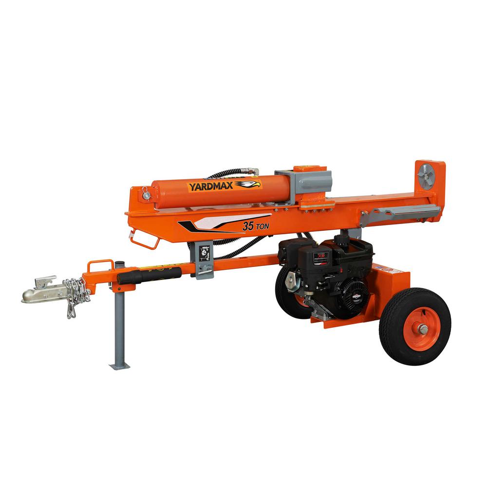 YARDMAX 35 Ton 306cc Full Beam Log SplitterYU3566 The Home Depot