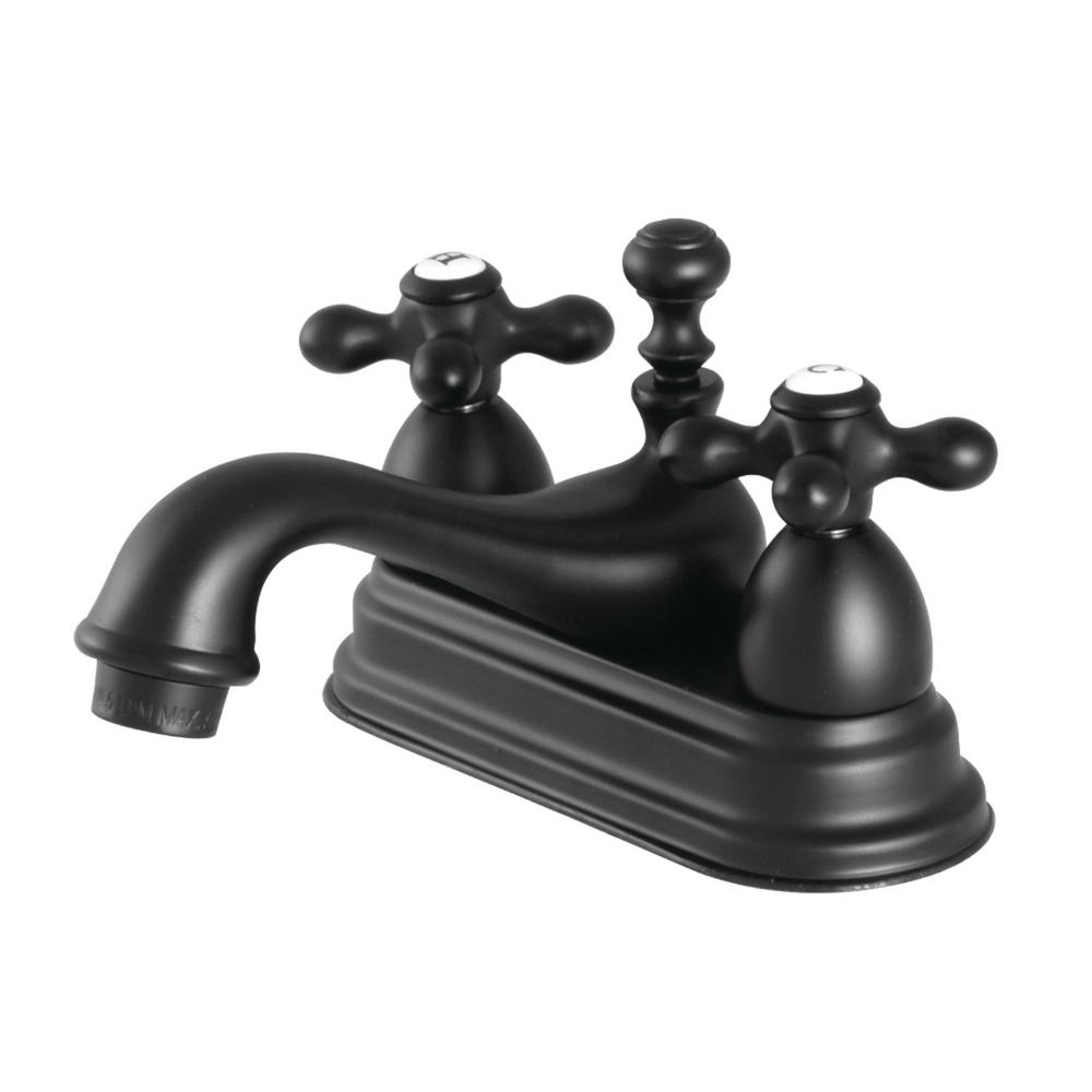 Pfister Venturi 4 in. Centerset 2Handle Bathroom Faucet in Matte Black