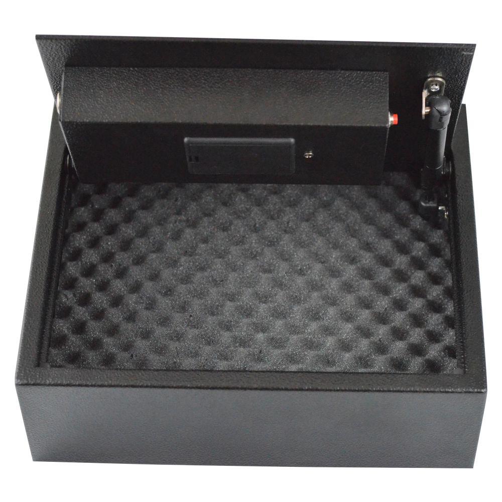 Biometric Fingerprint Drawer Personal Gun Safe Black Boom Hd