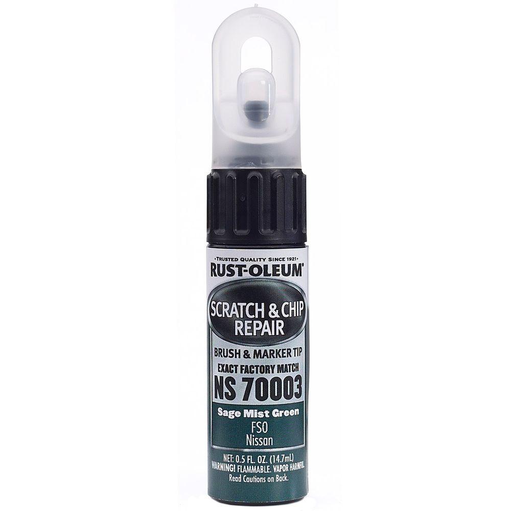 RustOleum Automotive 0.5 oz. Sage Mist Green Scratch and Chip Repair Marker (6Pack)NS70003A