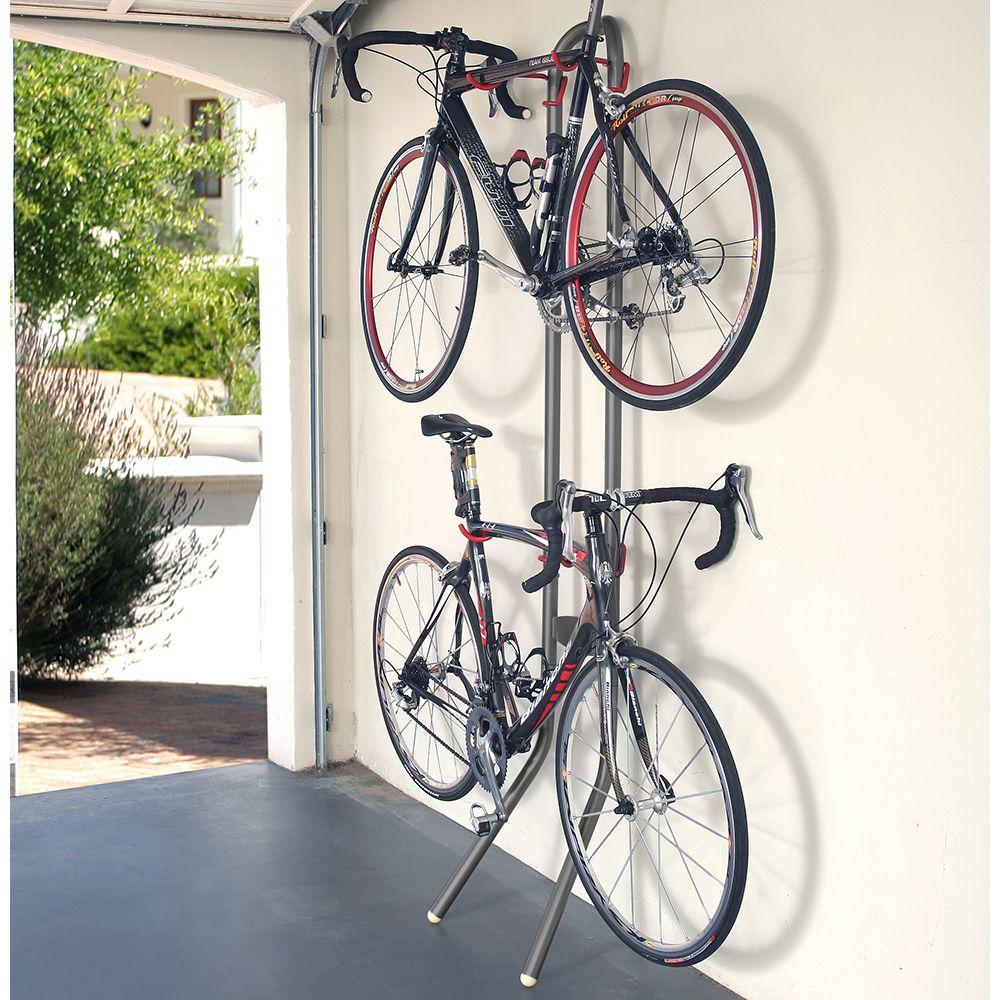 michelangelo two bike gravity storage rack
