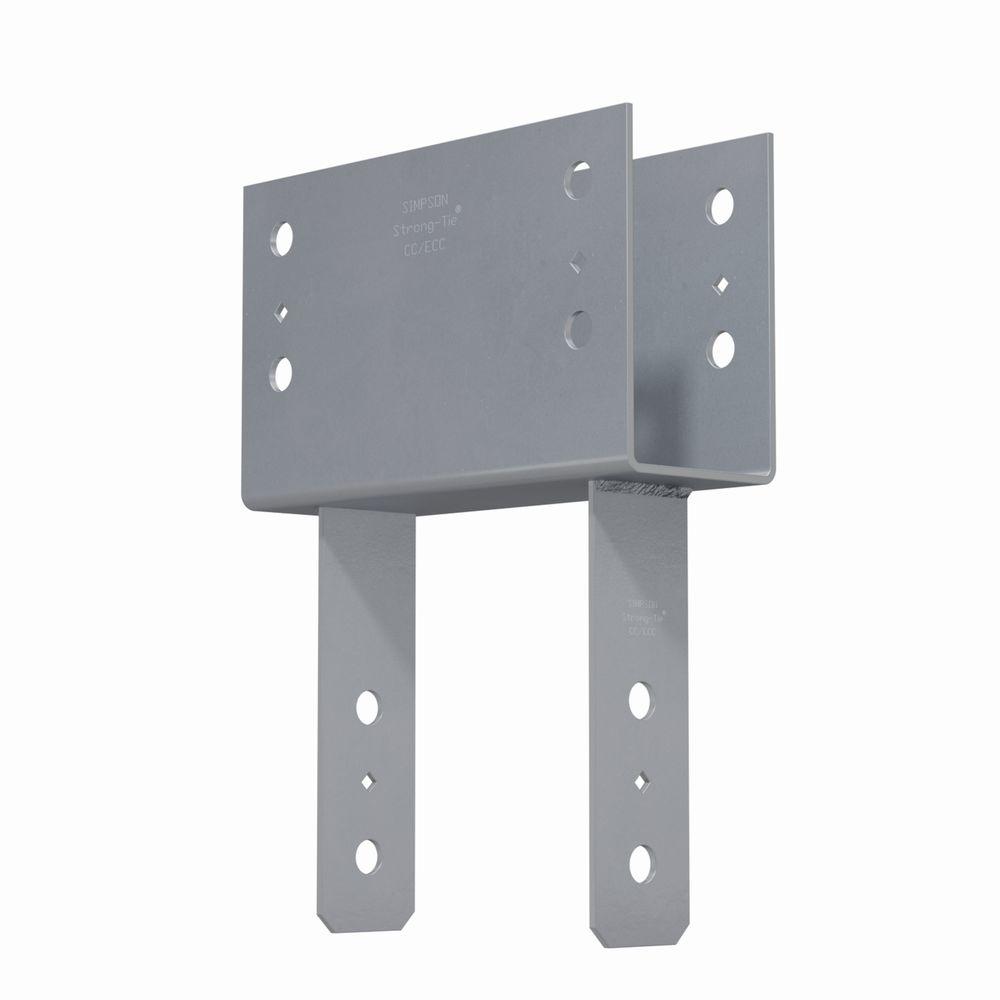 4x8 Post Cap Connectors Post Brackets The Home Depot