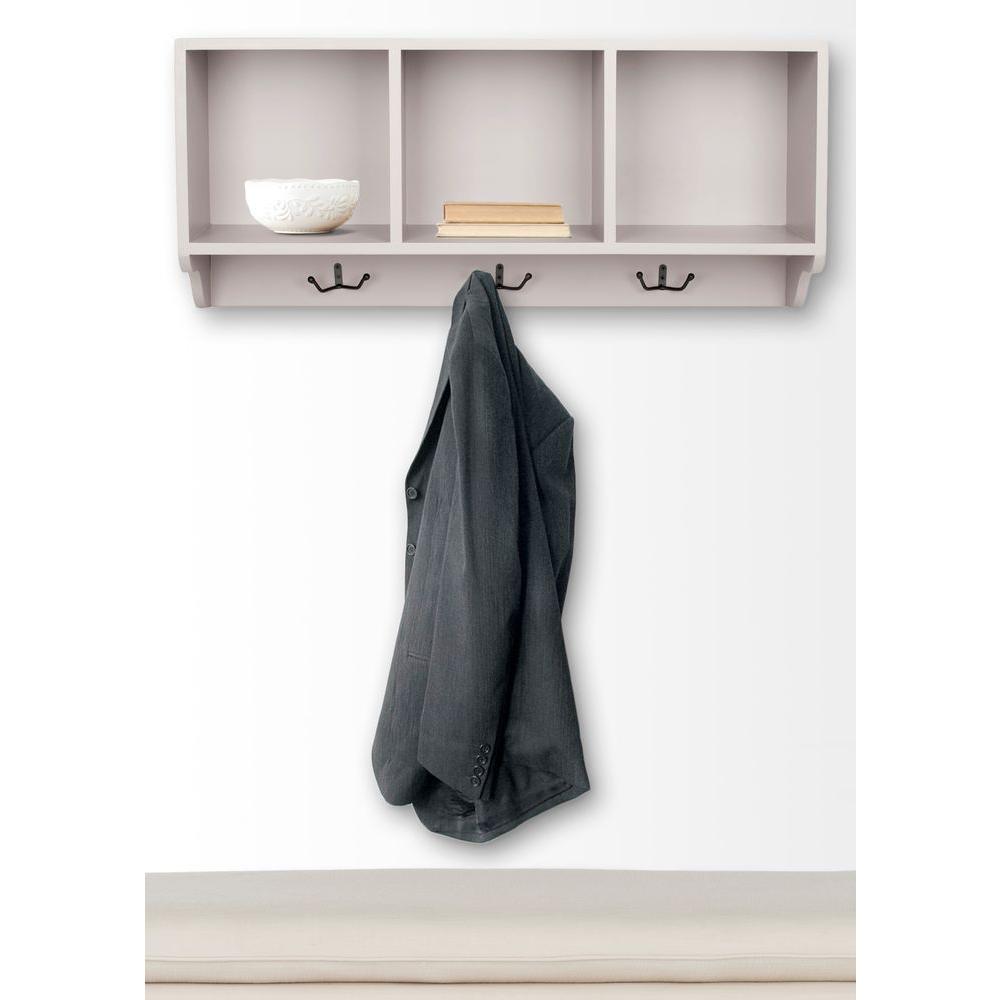 Prepac 60 in. Wall-Mounted Coat Rack in Espresso-EEC-6016 - The Home Depot