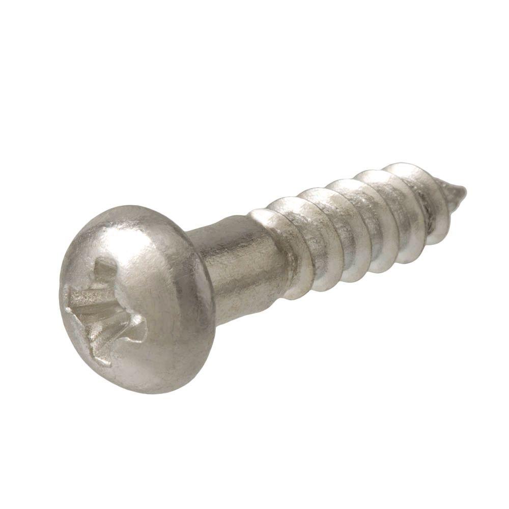 Crown Bolt 10 3/4 in. Phillips RoundHead Wood Screws (2Pack)58088