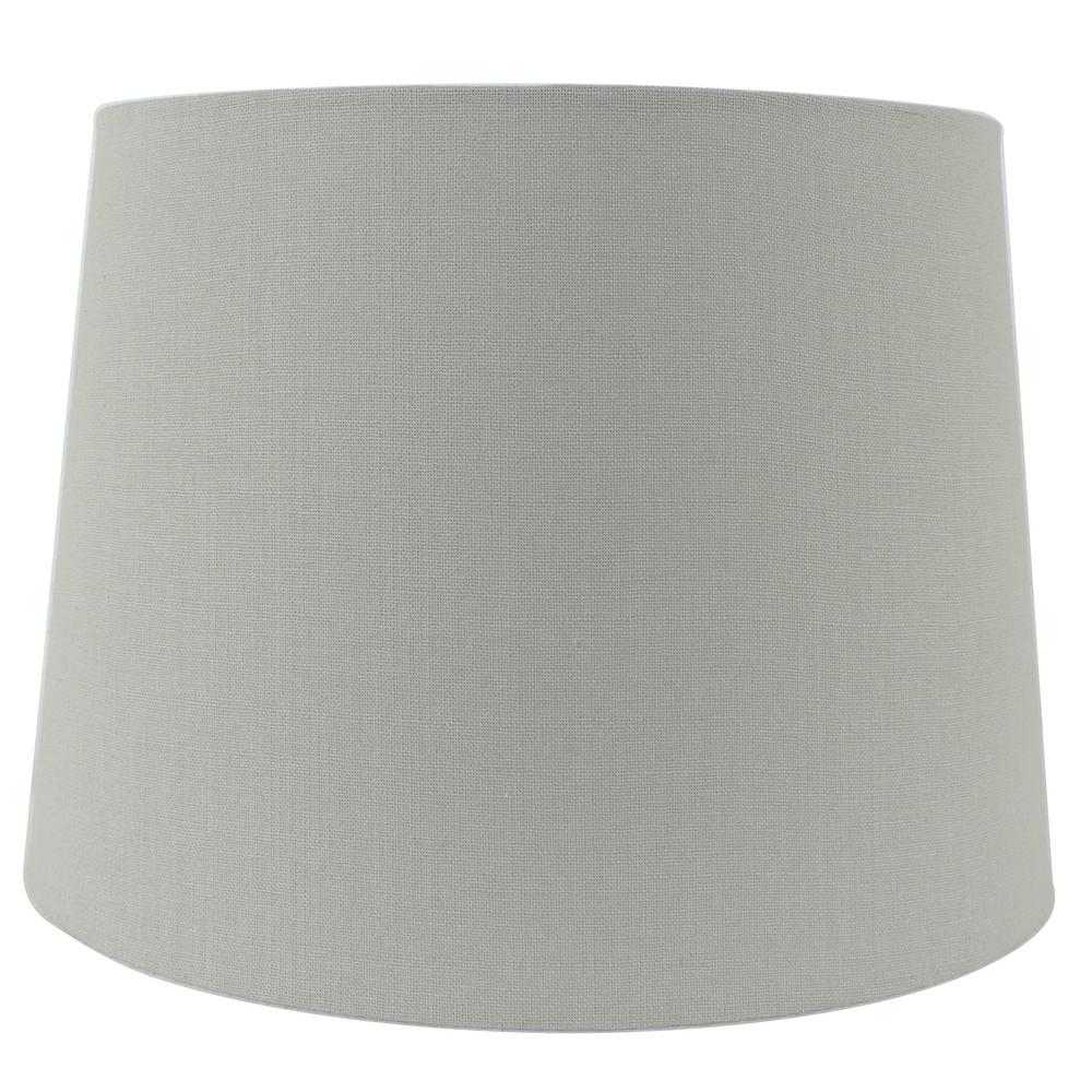 15 in. W x 11 in. H Grey Linen Hardback Empire Lamp Shade13SH19683F