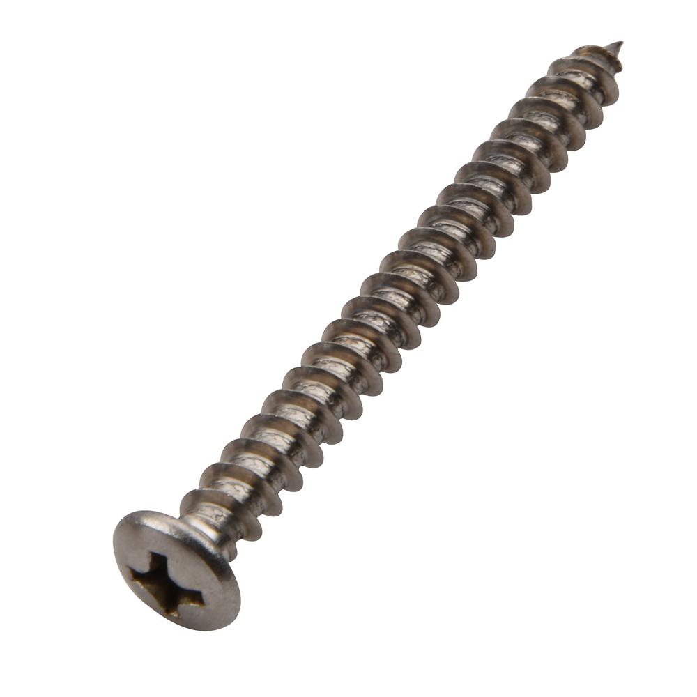 Glacier Bay 21/64 in. O.D. x 2 in. Exposed Screw Grab Bar Wood Screw