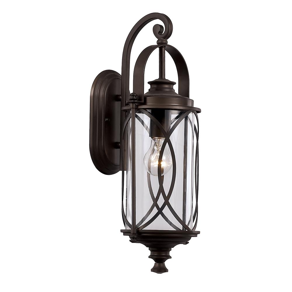 Bronze Monteaux Lighting Outdoor Wall Mounted 1 Light Oil Rubbed Bronze Outdoor Wall Lantern