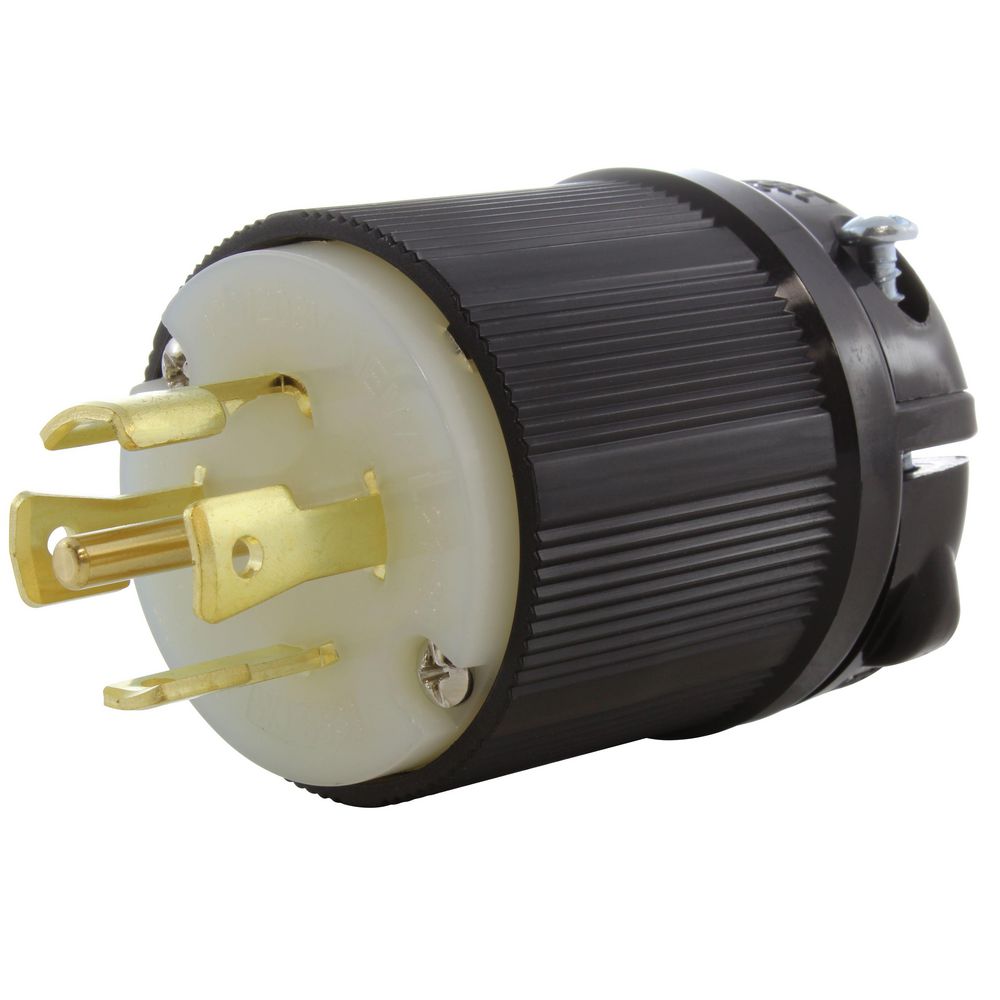 AC WORKS NEMA L2130P 30 Amp 3Phase 120/208Volt 3PY, 5Wire Locking Male Plug with UL, CUL