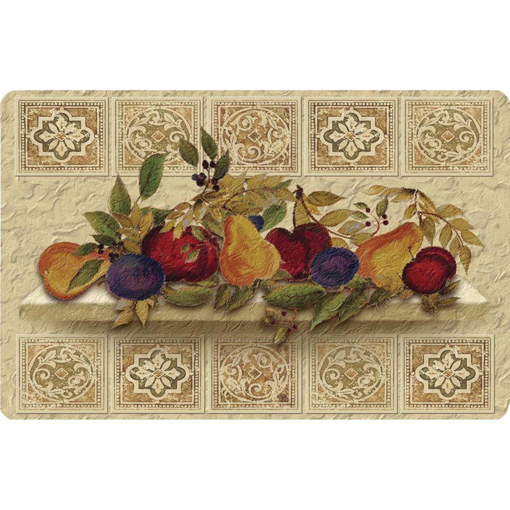 Apache Mills Fruit Still Life Cushion Comfort 22 In X 34 In Foam