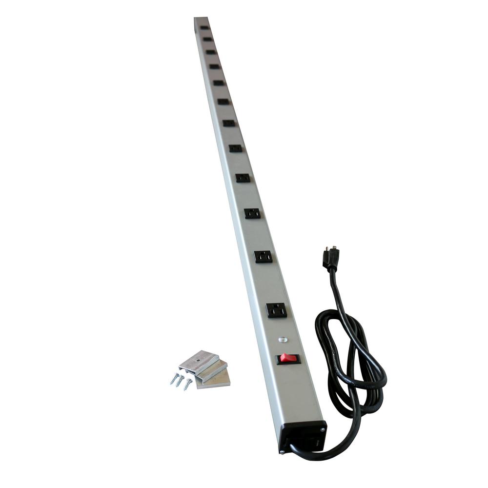 Legrand Wiremold 12-Outlet 15-Amp Industrial Power Strip ...