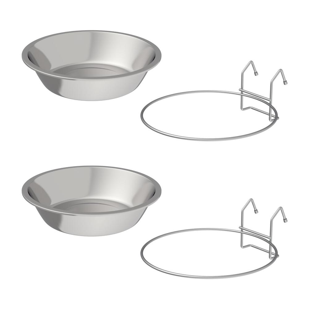 petmaker stainless steel pet bowl