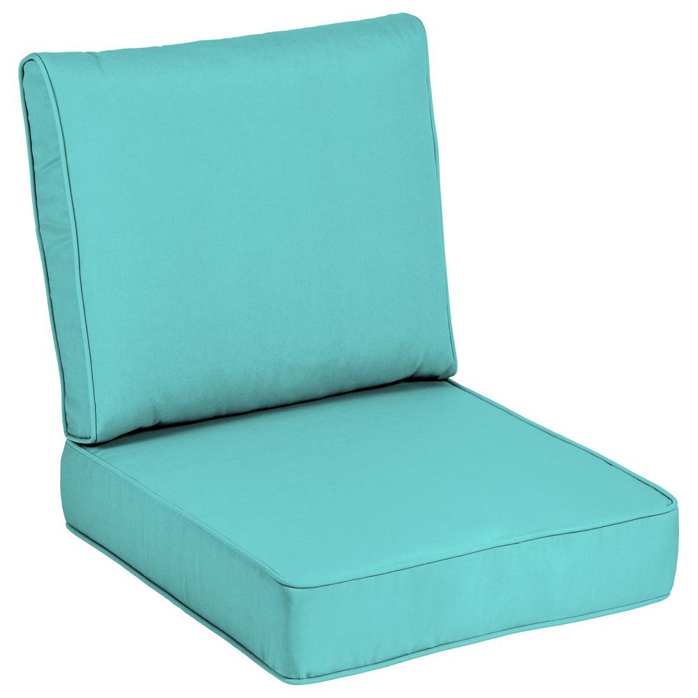 24 x 24 Sunbrella Canvas Aruba Outdoor Lounge Chair Cushion | eBay