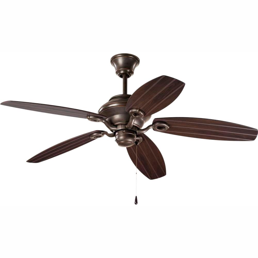 Progress Lighting Airpro 54 In Indoor Or Outdoor Antique Bronze Rustic Ceiling Fan